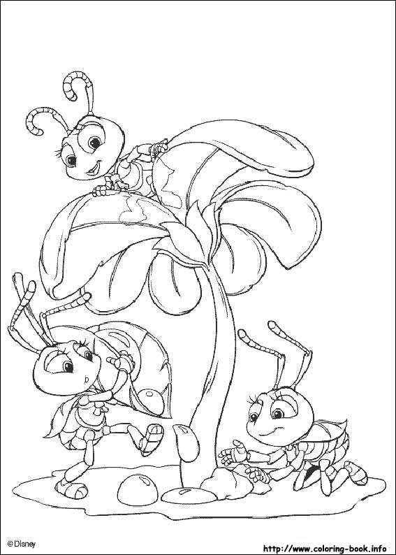 A Bug's life coloring picture